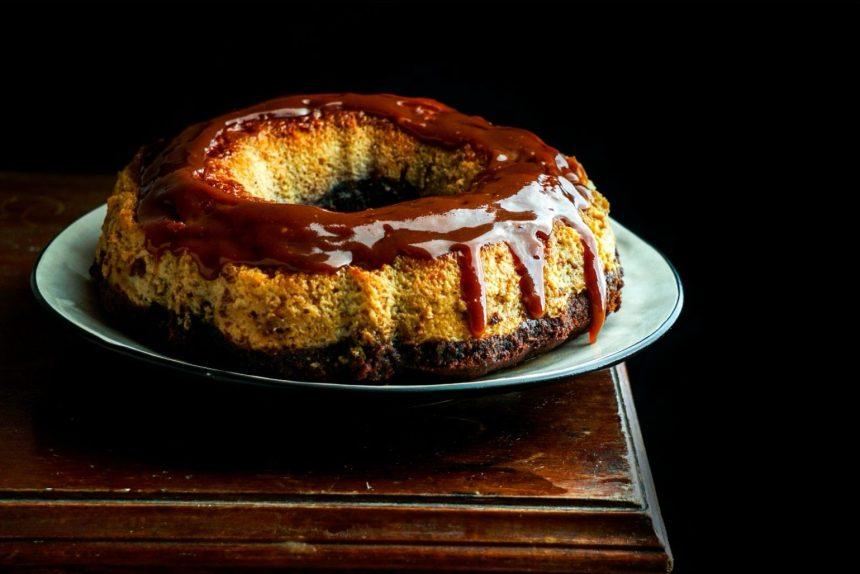 Šokoladinis karamelės flanas