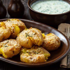 Traškios traiškytos bulvytės