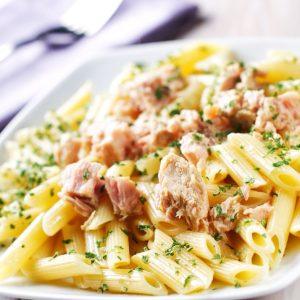 Vieno puodo makaronai su tunu