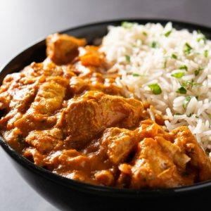 Vištienos karis su basmati ryžiais