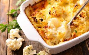 Žiediniai kopūstai užkepti sūriu