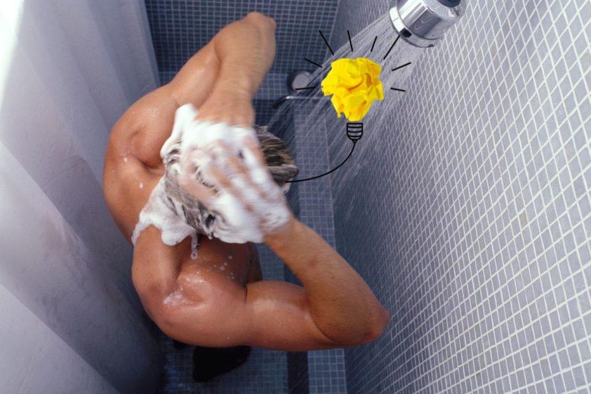 Ar smalsu, kodėl prausiantis po dušu kyla nuostabių idėjų?