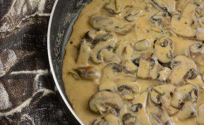 Dieviško skonio grybų padažas. Pagardins bet kokį patiekalą!