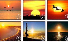 Išsirinkite paveikslėlį su saulėlydžio vaizdu ir gaukite patarimą, kuris jums pravers ateityje. Nuotrauka: chashmak