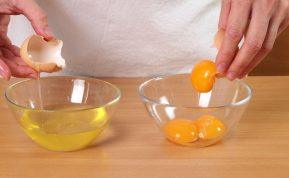 Jis parodė, kaip greitai atskirti trynį nuo baltymo