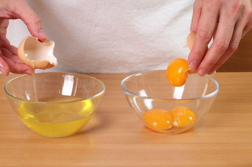 Jis parodė, kaip greitai atskirti trynį nuo baltymo