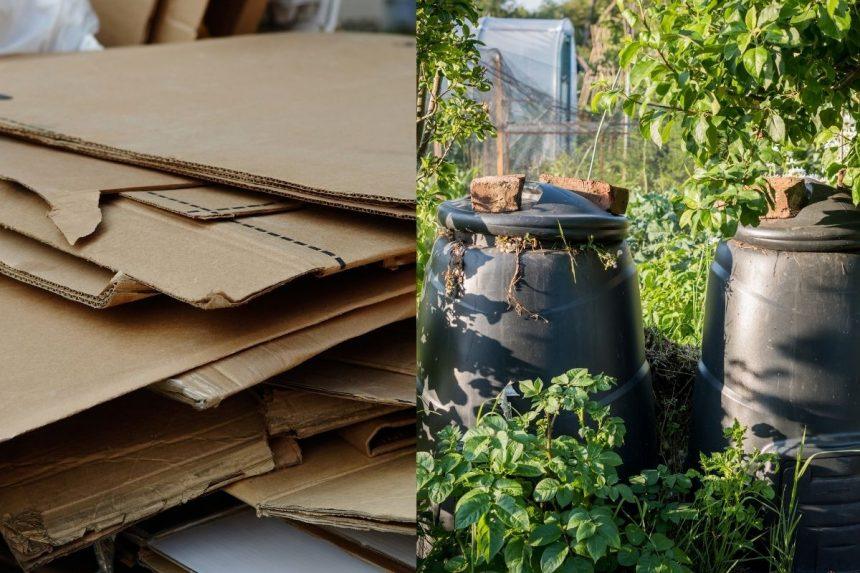 Kartoną suplėšau ir metu į kompostą – štai kas nutinka po 6 mėnesių