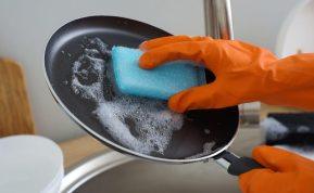 Kodėl geriau nebenaudoti įprastų indų plovimo kempinėlių?