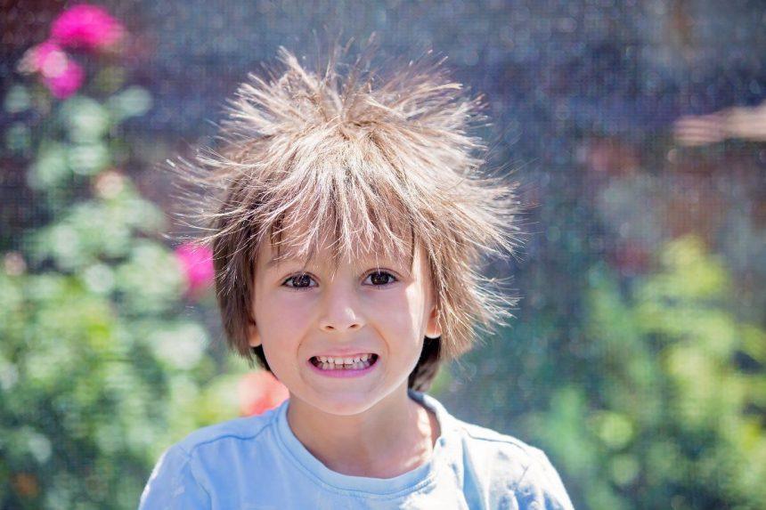 Kodėl plaukai įsielektrina