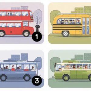 Psichologinis testas: pasirinkite autobusą ir sužinokite, kokio tipo intelektą turite
