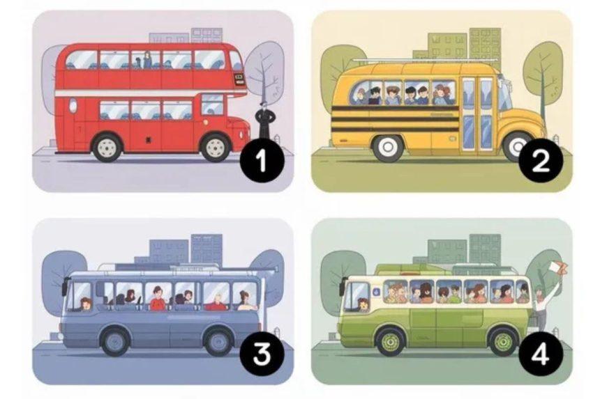 Psichologinis testas: pasirinkite autobusą ir sužinokite, kokio tipo intelektą turite