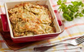 Bulvių griežinėliai grietinėlėje