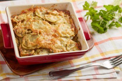 Bulvių griežinėliai grietinėlėje