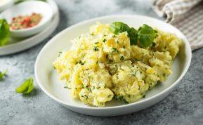 Bulvių salotos su kiaušiniais