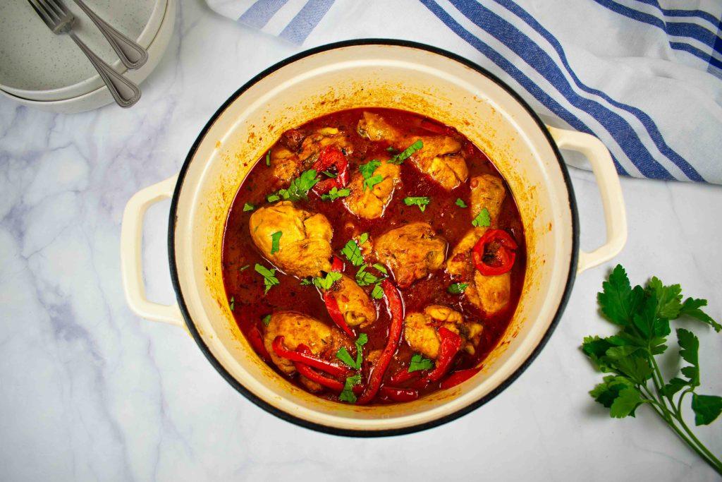 Ganos įkvėptas Kalėdinis vištienos troškinys