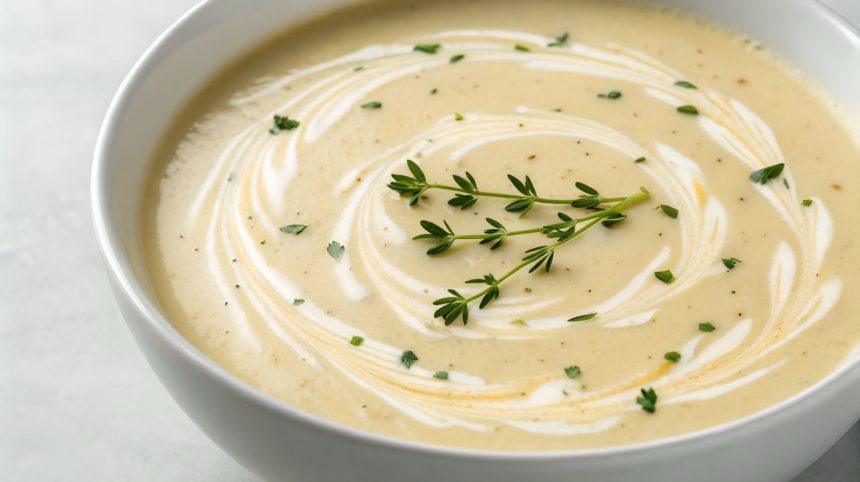 Kreminė salierų sriuba