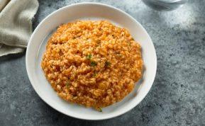 Kreminiai ryžiai su pomidorais