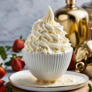 Kreminio sūrio glajus desertams