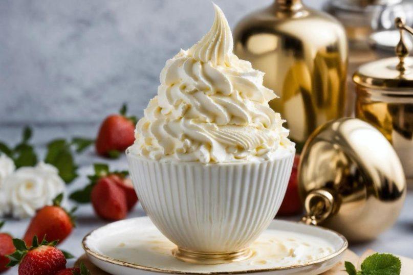 Kreminio sūrio glajus desertams