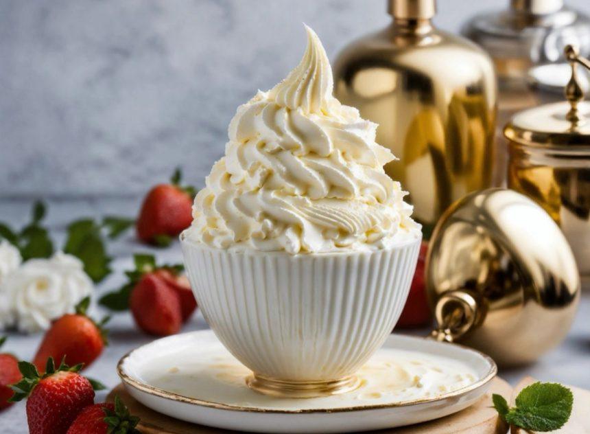 Kreminio sūrio glajus desertams