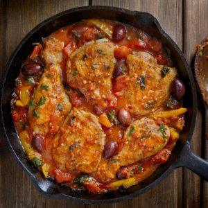 Vištiena sodriame padaže