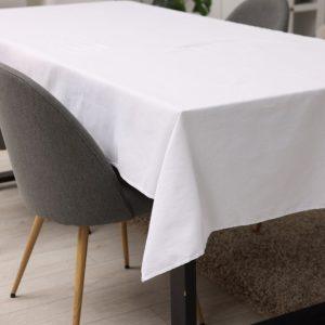 Kaip pašalinti dėmes iš baltos staltiesės?