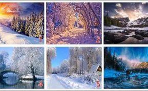 Kuo jus nustebins artėjanti žiema? Pasirinkite peizažą ir sužinokite!