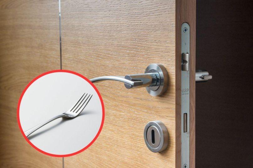 Nauja apgaulė. Jei buto duryse radote šakutę, nedelsdami kvieskite policiją