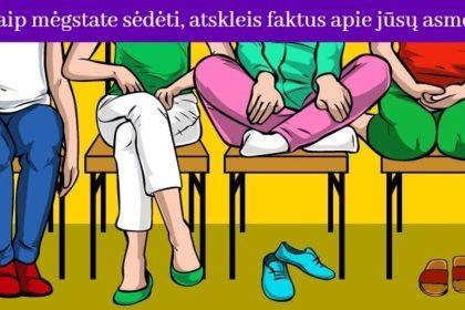 Net tai, kaip mėgstate sėdėti, gali daug atskleisti apie jūsų asmenybę