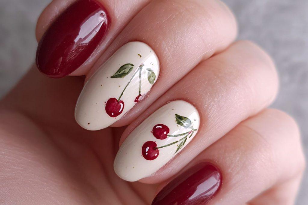 Pinigų manikiūras 2025 m. lapkritį – bordo atspalvis sėkmei ir klestėjimui