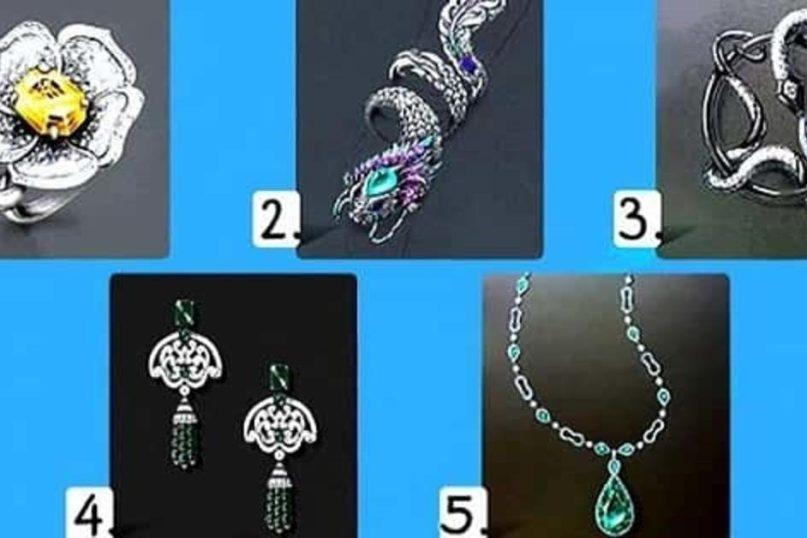 Testas: išsirinkite vieną iš papuošalų ir išsiaiškinkite, koks yra jūsų vyro idealas