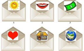 Testas: pasirinkite voką ir skaitykite jums skirtą Visatos žinutę!