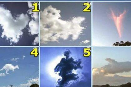 Testas: pasirinktas debesis atskleis, ko jūs bijote gyvenime