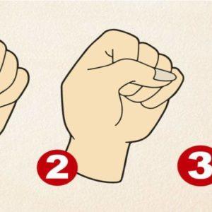 Testas: tai, kaip gniaužiate kumštį, atskleis faktus apie jūsų charakterį