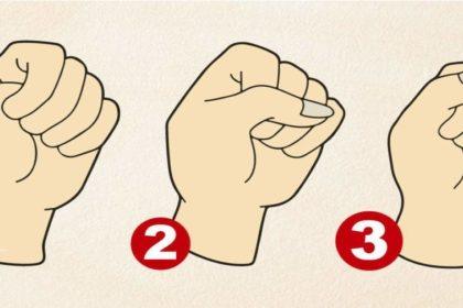 Testas: tai, kaip gniaužiate kumštį, atskleis faktus apie jūsų charakterį