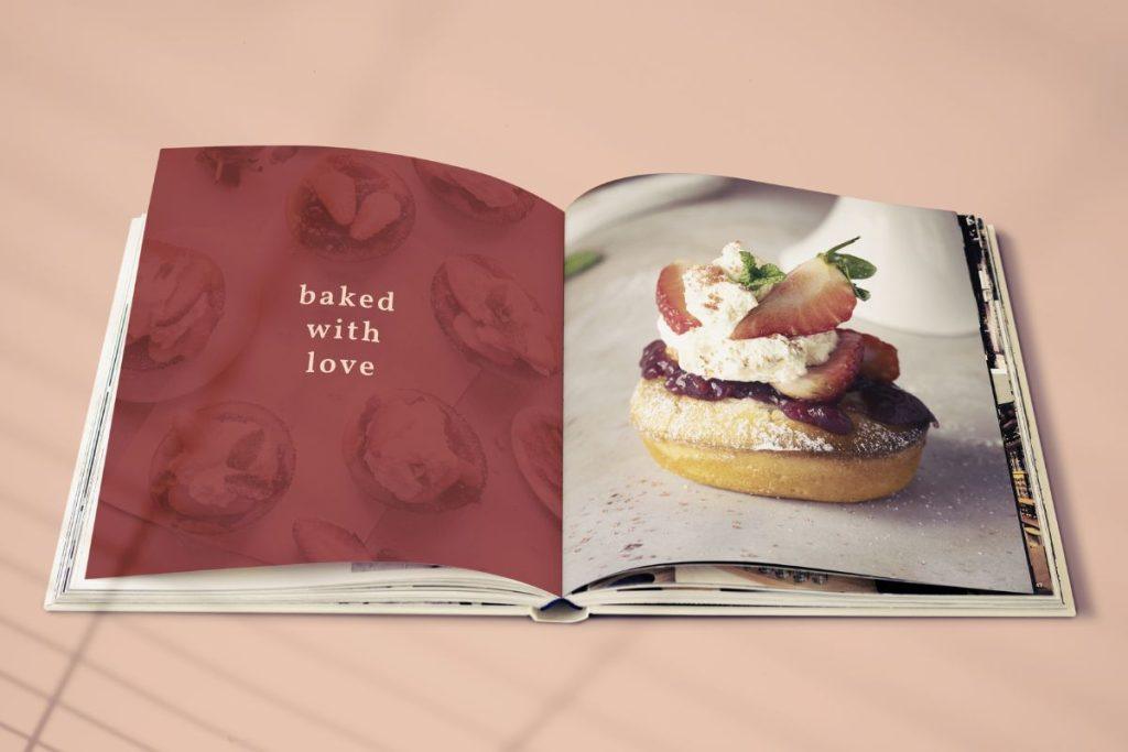 Virimo knygos ant virtuvės stalviršio