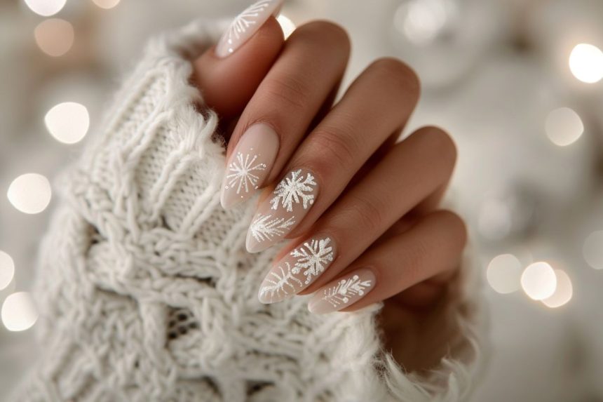 Žieminis manikiūras: baltos spalvos tendencijos, kurios šiemet užkariauja širdis