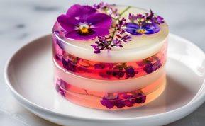 Pieno želė su gėlių raštu – kaip pasigaminti spalvingą desertą namuose