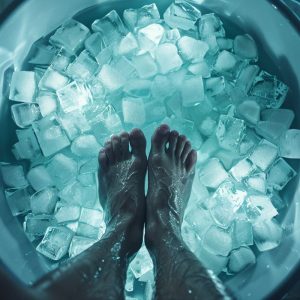 Kodėl ledinis vanduo kojoms iš tiesų veikia visą organizmą