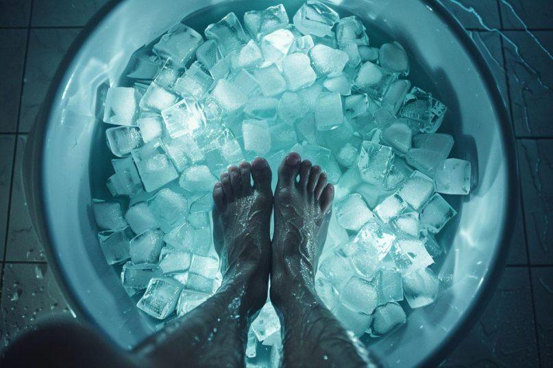 Kodėl ledinis vanduo kojoms iš tiesų veikia visą organizmą