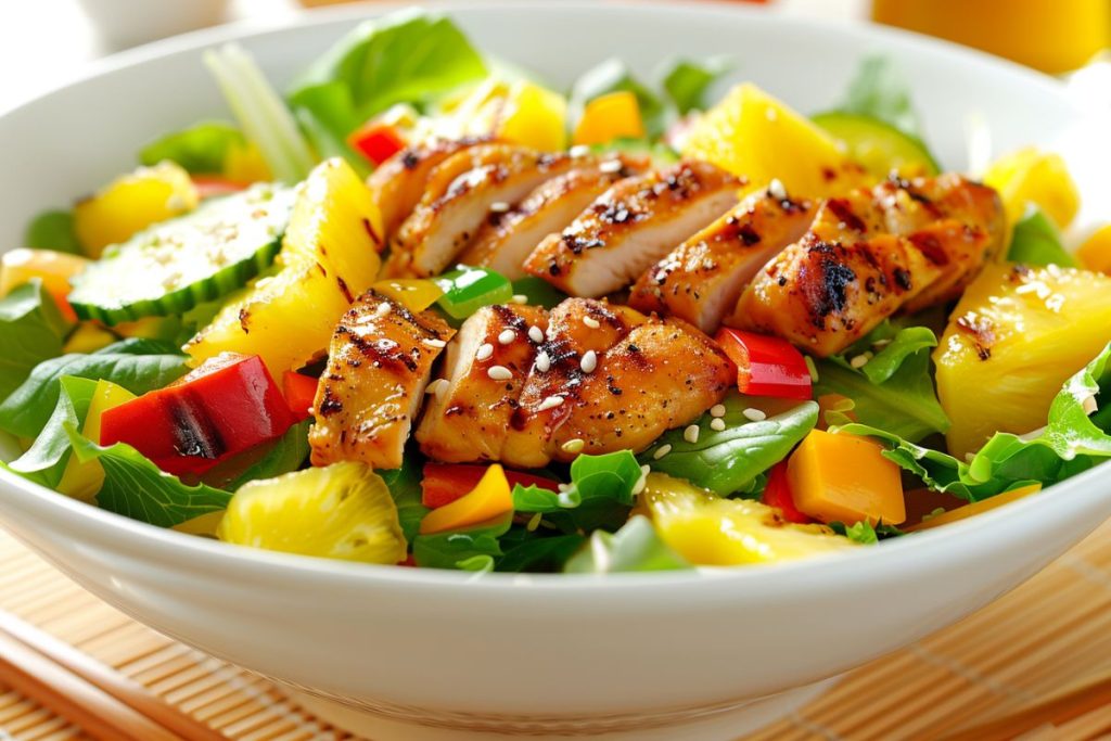 Vištienos ir ananasų salotos: greitas receptas, kai šaldytuve liko produktų – Kai atidarote šaldytuvą ir nežinote, ką daryti su tuo, kas liko