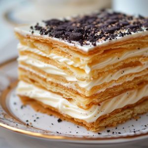 Tinginių Napoleonas – greitas tortas be kepimo per 30 minučių