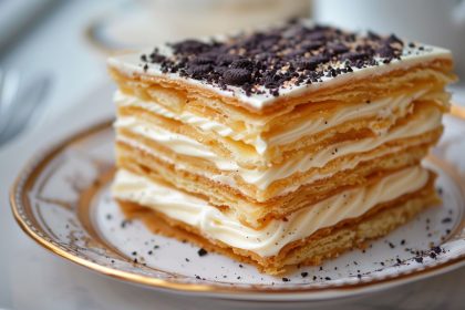 Tinginių Napoleonas – greitas tortas be kepimo per 30 minučių