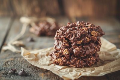 Šokoladiniai avižiniai sausainiai be kepimo – greitas receptas namų virtuvei - Reikalingi ingredientai