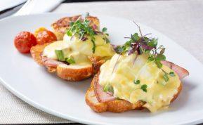 Benedikto kiaušiniai su kumpiu