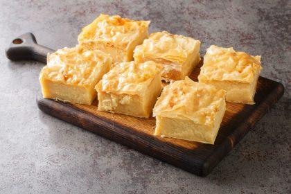 Galaktoboureko su apelsinų sirupu