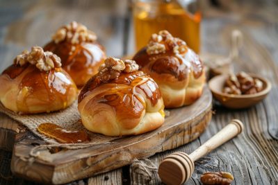 Bandelės su obuoliais ir medumi – aromatingas naminis desertas – Reikiami ingredientai bandelėms