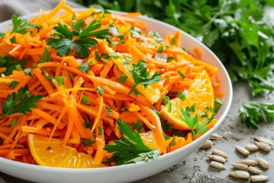 Morkų ir apelsinų salotos – gaivus skonio derinys, kuris nustebins visą šeimą – Kokius ingredientus reikia paruošti