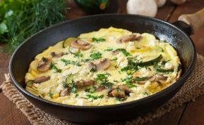 Grybų fritata