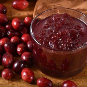 Itin greitas spanguolių padažas